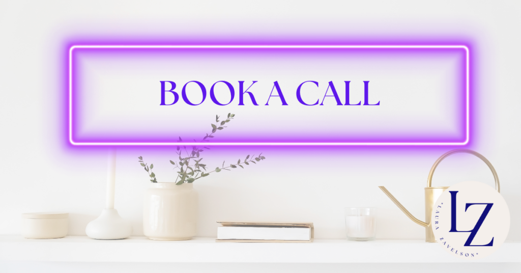 book a call button for a website optimized for referrals