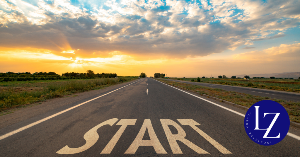 road with the word start in it for start a coaching business